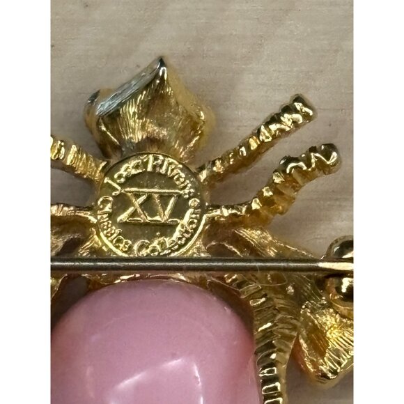 Joan Rivers XV Interchangeable Rhinestone Bee Brooch 19 Beads – One Pink Variant - Picture 5 of 9
